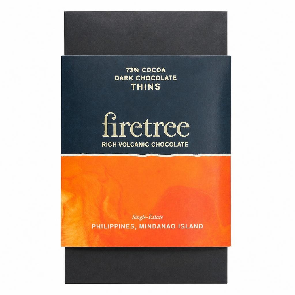 Firetree 73% Philippines Dark Chocolate Thins 150g