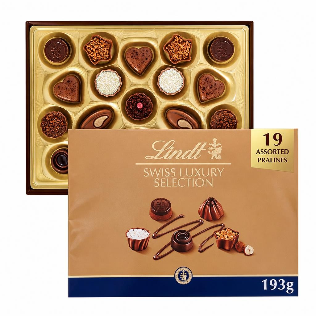 Lindt Swiss Luxury Selection Assorted Chocolate Box 193G