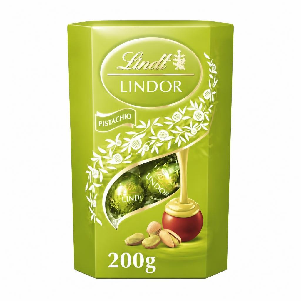 Lindt Lindor Pistachio Chocolate Truffles UK 200g