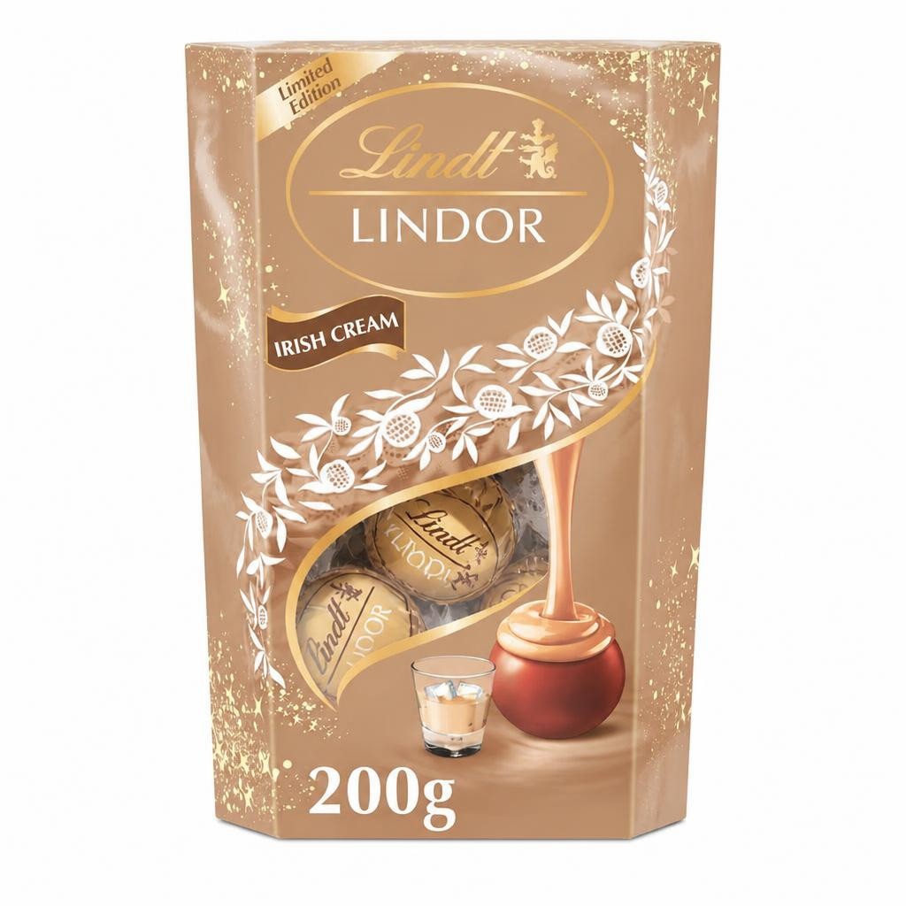 Lindt Lindor Irish Cream Milk Chocolate Truffles 200G