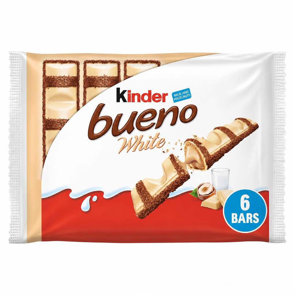 Kinder Bueno White Chocolate Bars Multipack 3 X 39g