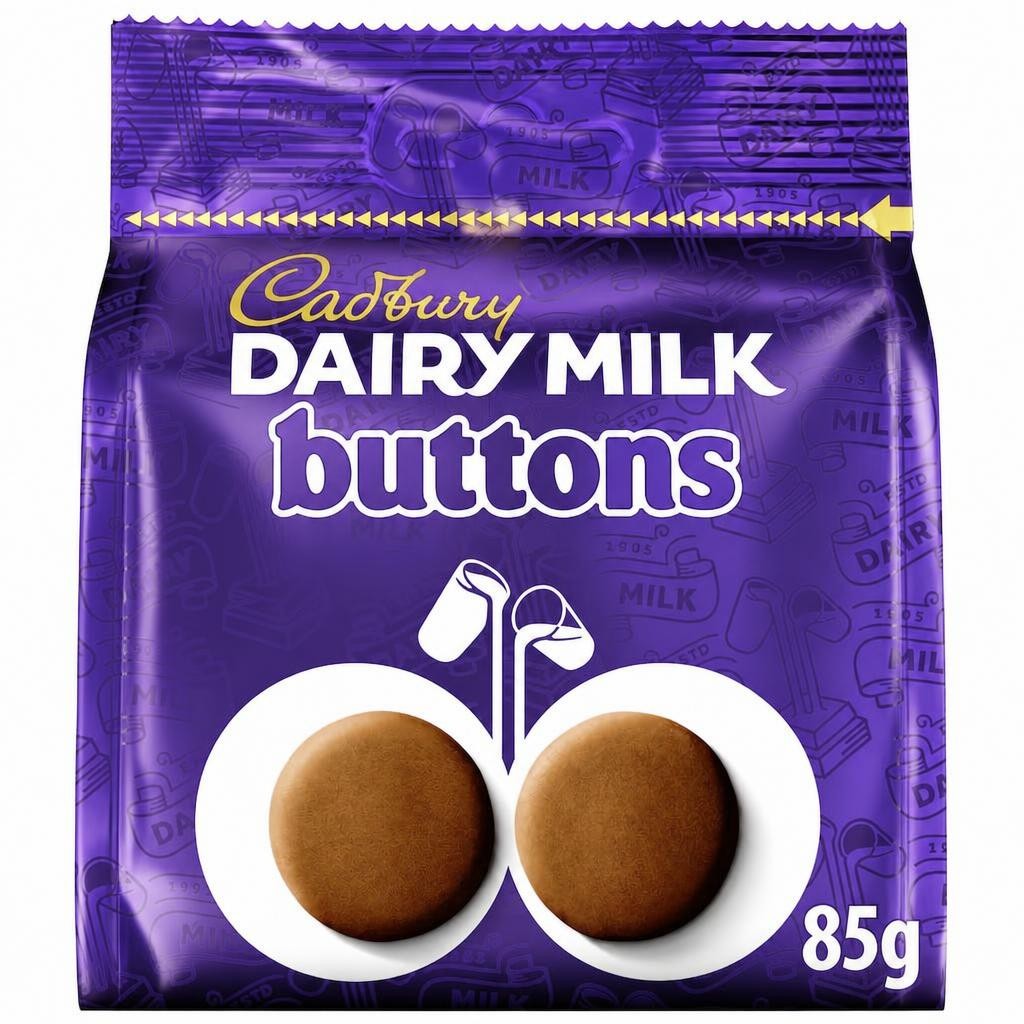 CADBURY DAIRY MILK CHOCOLATE BUTTONS 85G