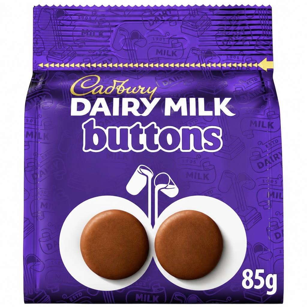 CADBURY DAIRY MILK CHOCOLATE BUTTONS 85G