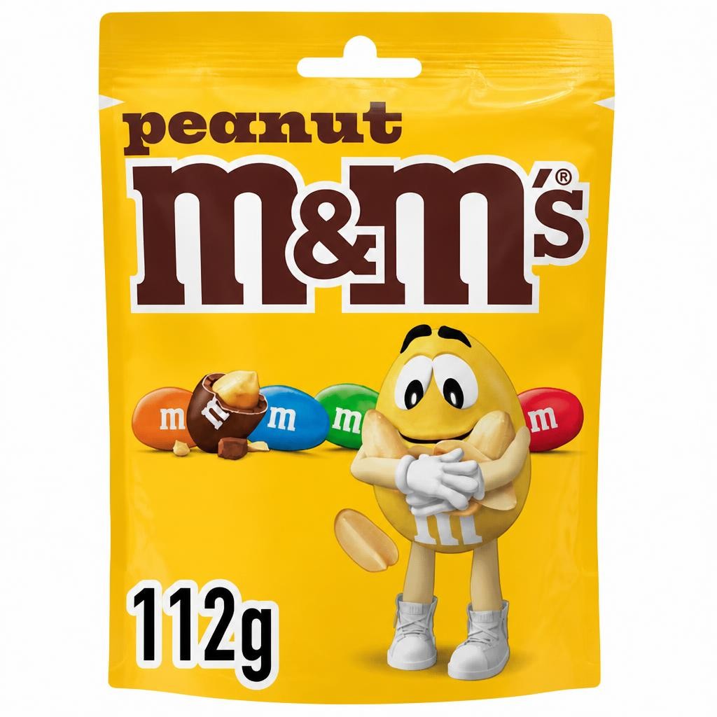 M&M's Peanut Milk Chocolate Bag Pouch 112g
