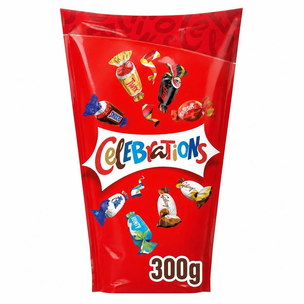 Celebrations Milk Chocolate Box Chocolate Bars 300g