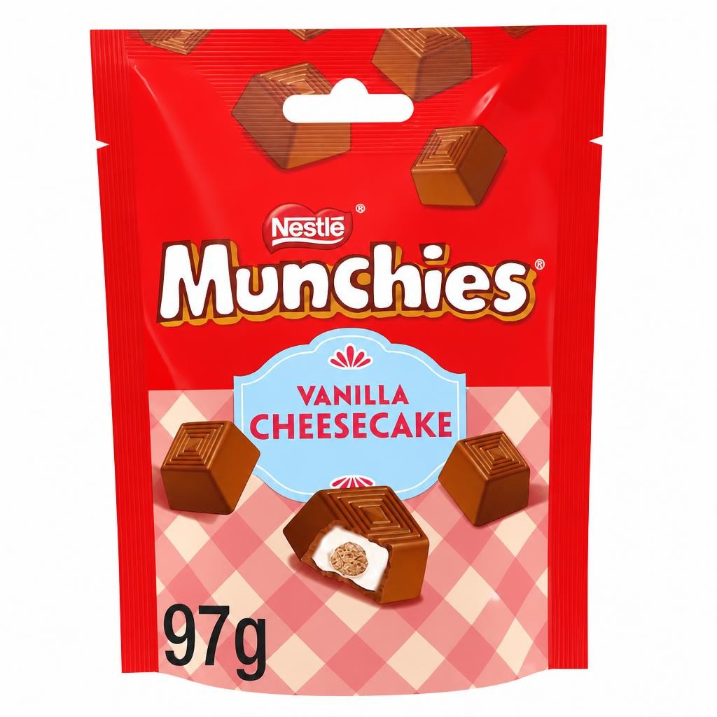 Munchies Chocolate Vanilla Cheesecake Sharing Bag 97g