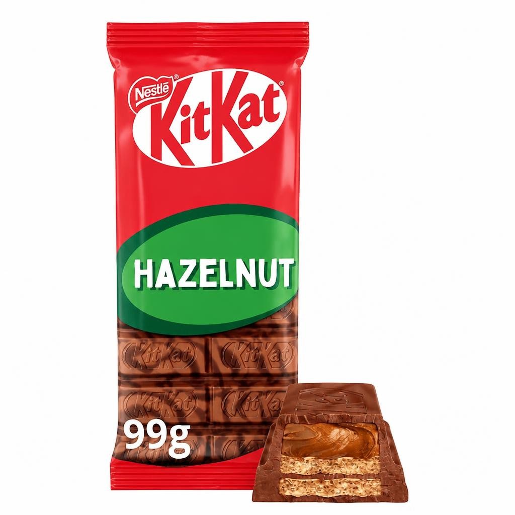 KitKat Hazelnut Chocolate Sharing Bar 99g