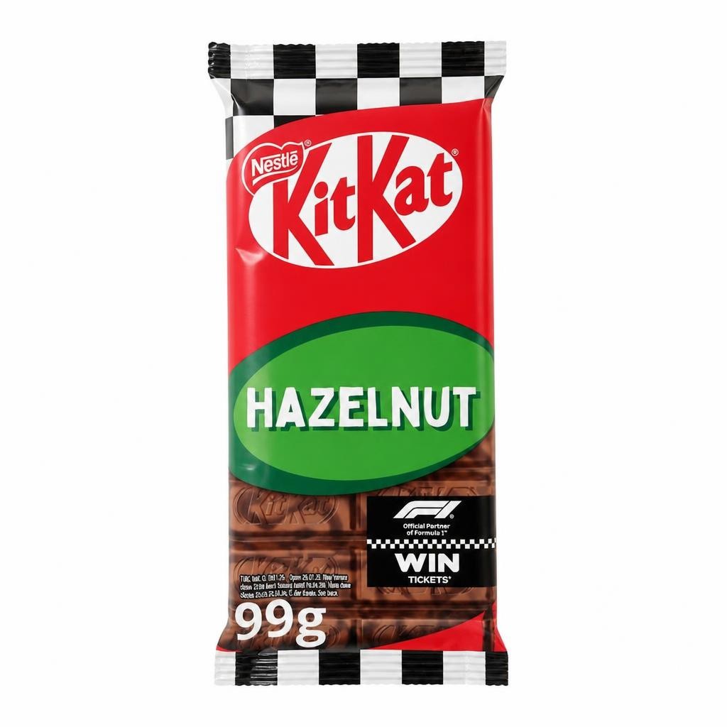 KitKat Hazelnut Chocolate Sharing Bar 99g