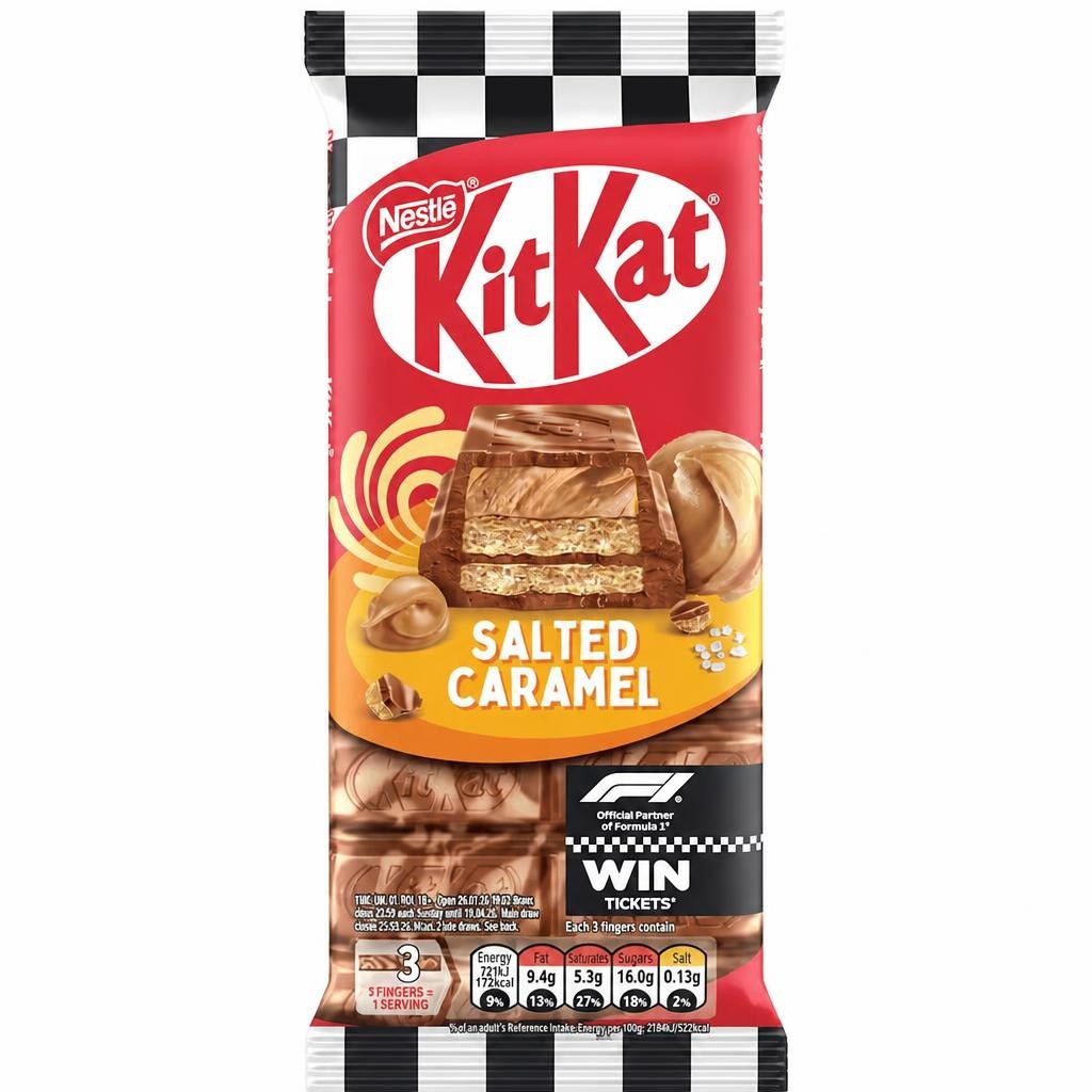 KitKat Salted Caramel Chocolate Sharing Bar 99g