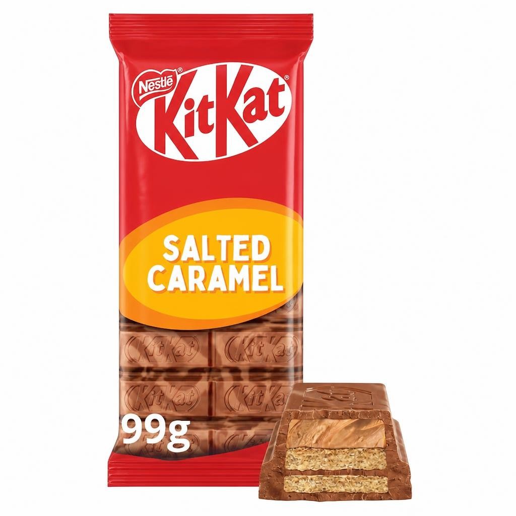 KitKat Salted Caramel Chocolate Sharing Bar 99g