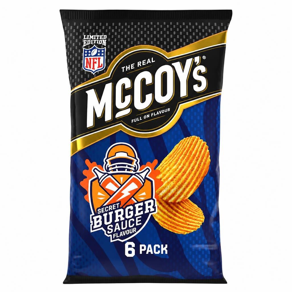 McCoy's Secret Burger Sauce Multipack Crisps 6x25g