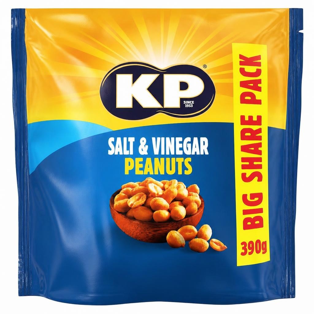 KP Salt & Vinegar Peanuts 390g