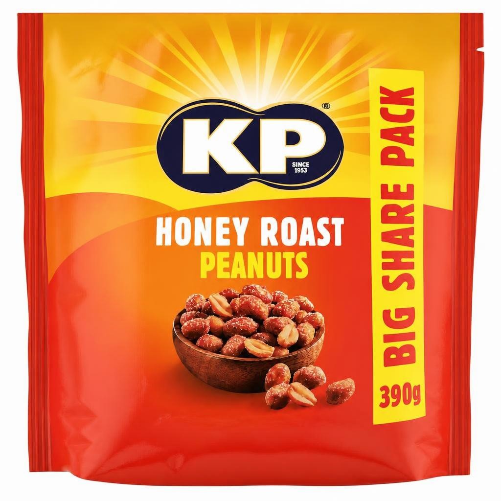 KP Honey Roast Peanuts 390g