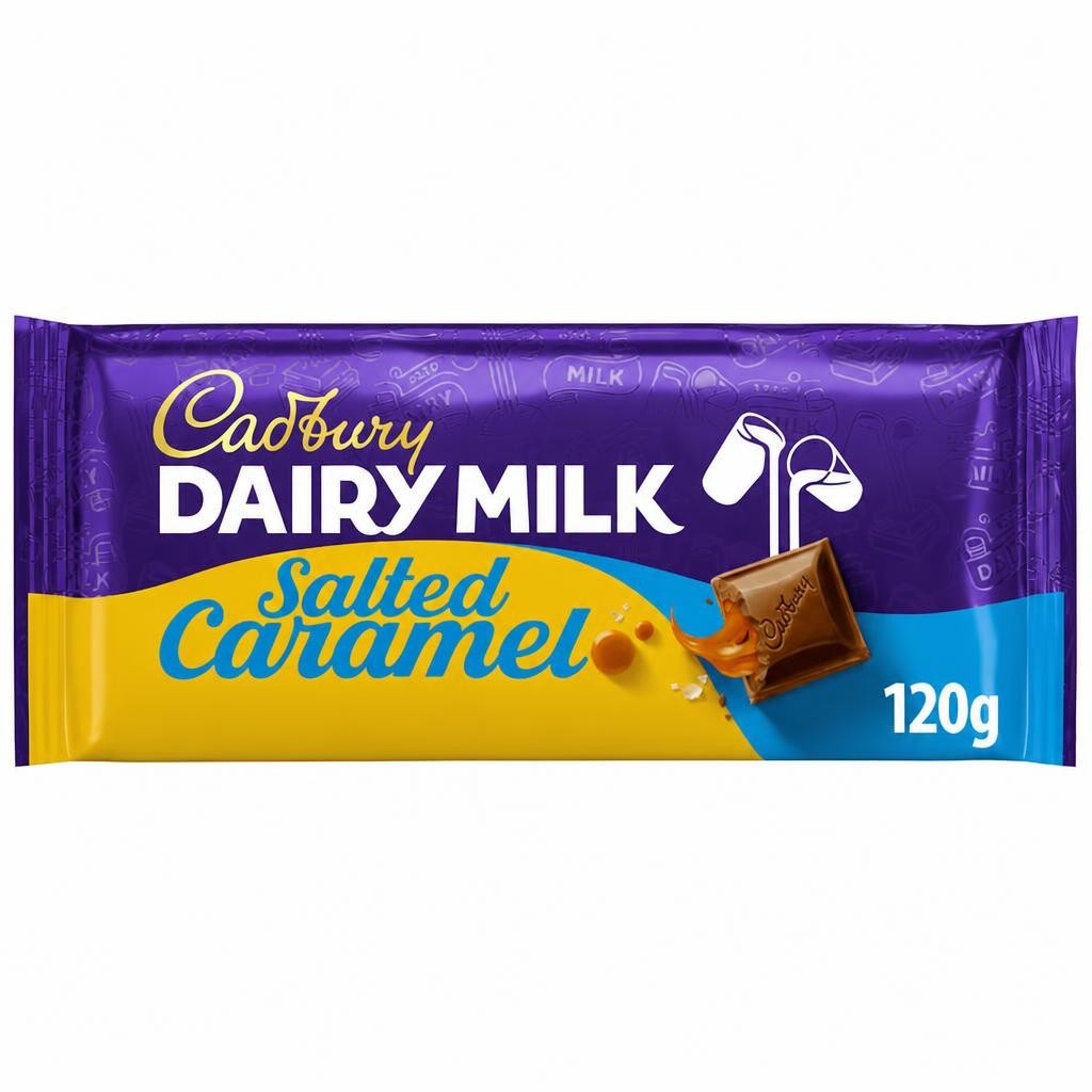 Cadbury Dairy Milk Salted Caramel Chocolate Bar 120g