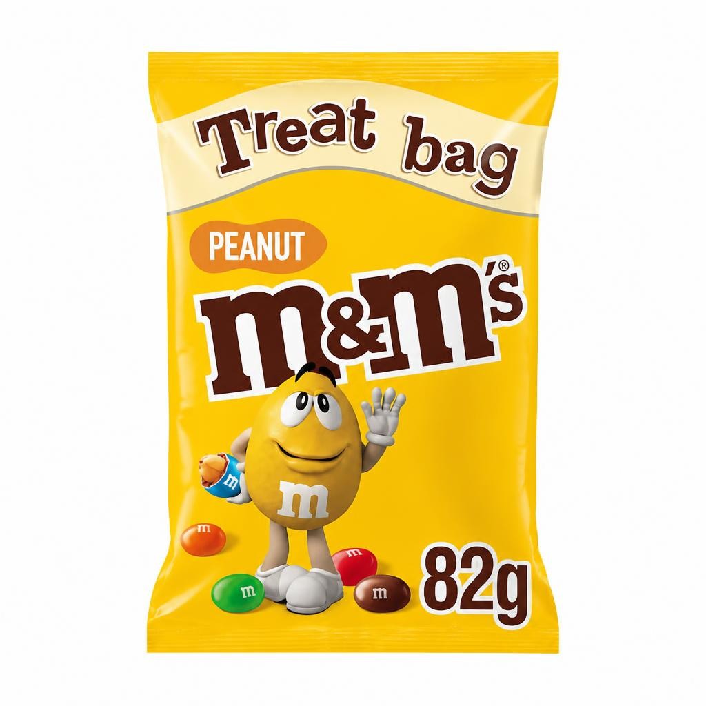 M&M's Peanut Milk Chocolate Pouch Bag 82G