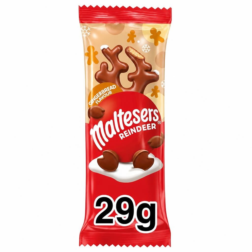 Maltesers Milk Chocolate Gingerbread Reindeer 29g