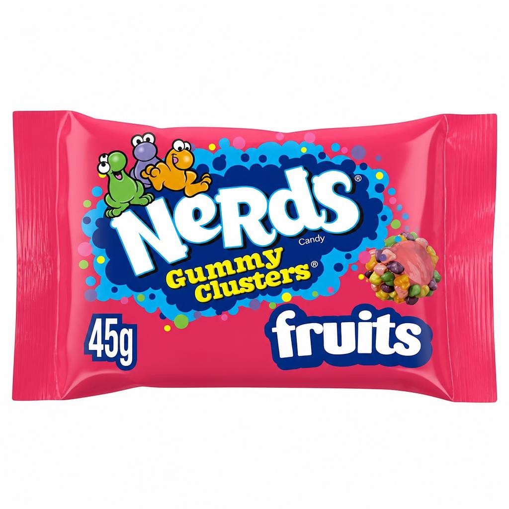 Nerds Candy Sweets Gummy Clusters Bag Fruits 45g