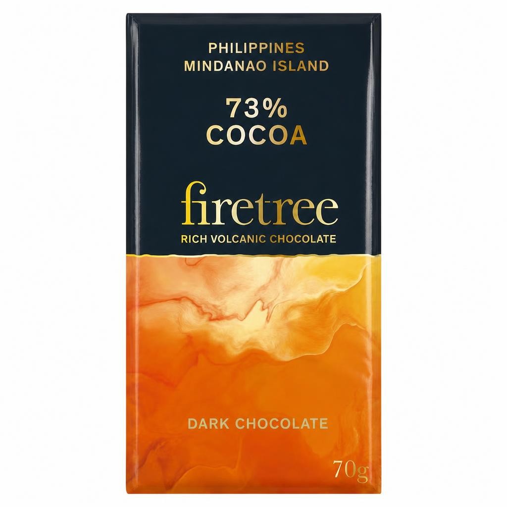 Firetree 73% Cocoa Dark Chocolate 70g