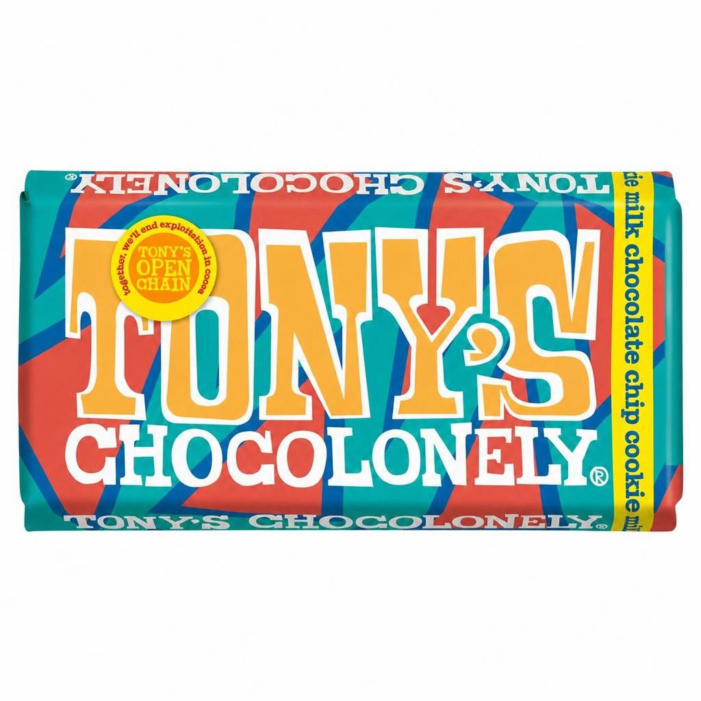 Tony's Chocolonely Milk Chocolate Chip Cookie 180G