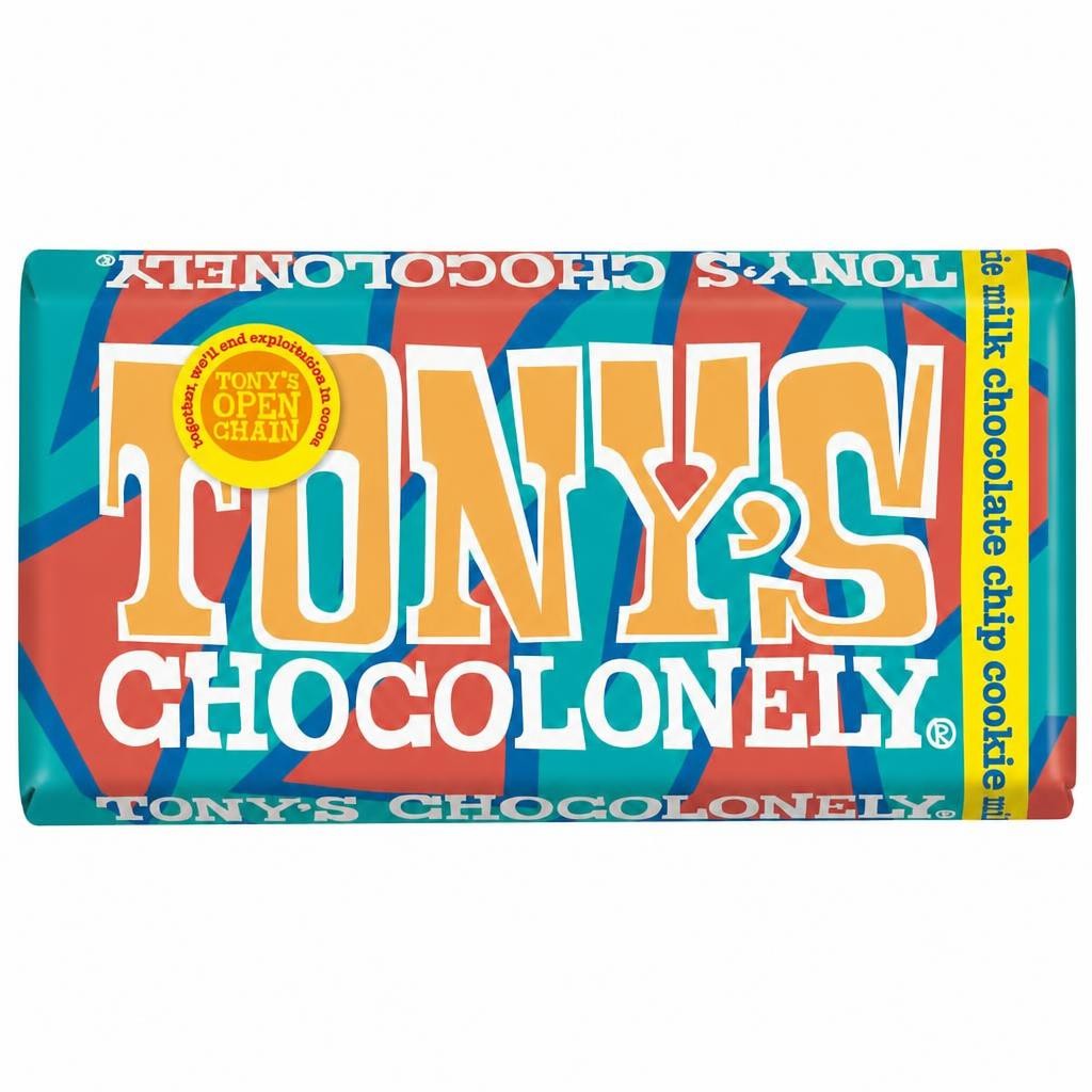 Tony's Chocolonely Milk Chocolate Chip Cookie 180G