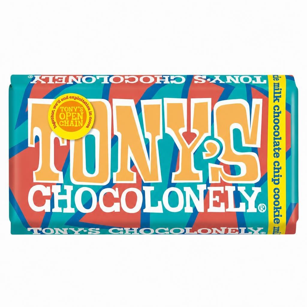 Tony's Chocolonely Milk Chocolate Chip Cookie 180G