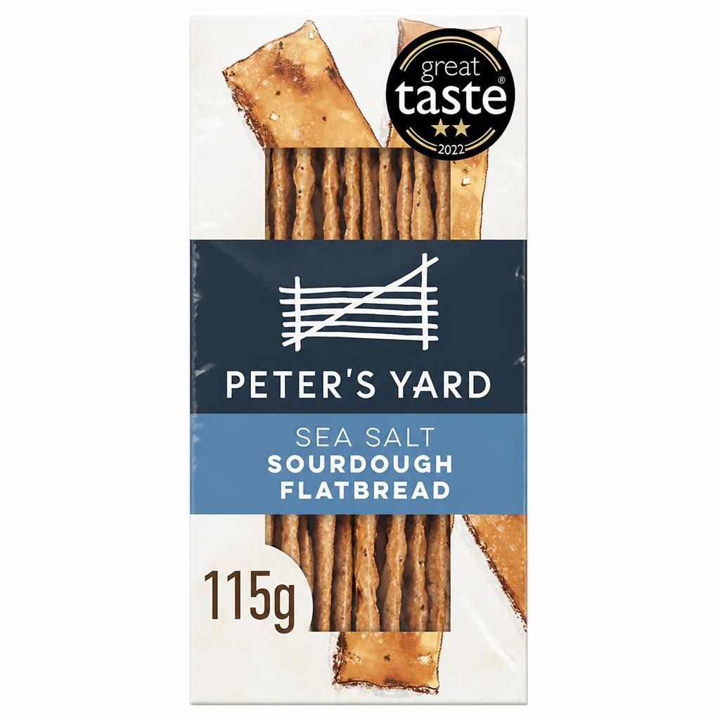 Peter's Yard Sea Salt Sourdough Flatbreads 115g