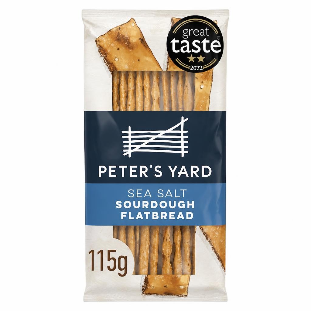 Peter's Yard Sea Salt Sourdough Flatbreads 115g