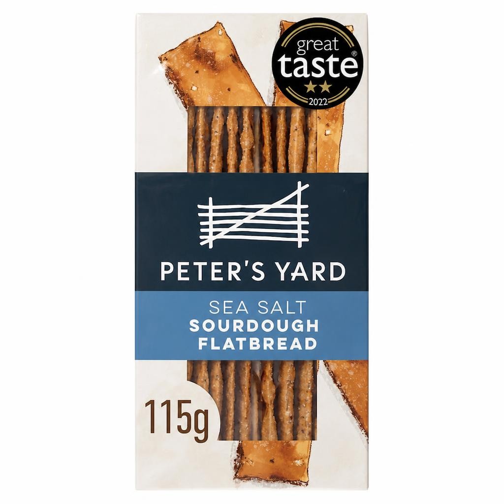 Peter's Yard Sea Salt Sourdough Flatbreads 115g
