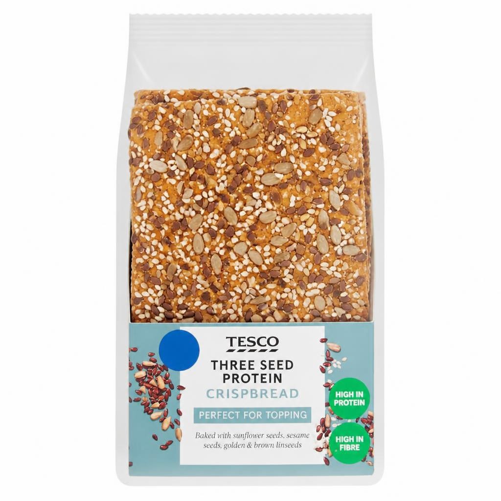 Tesco Three Seed Protein Crispbread 180g