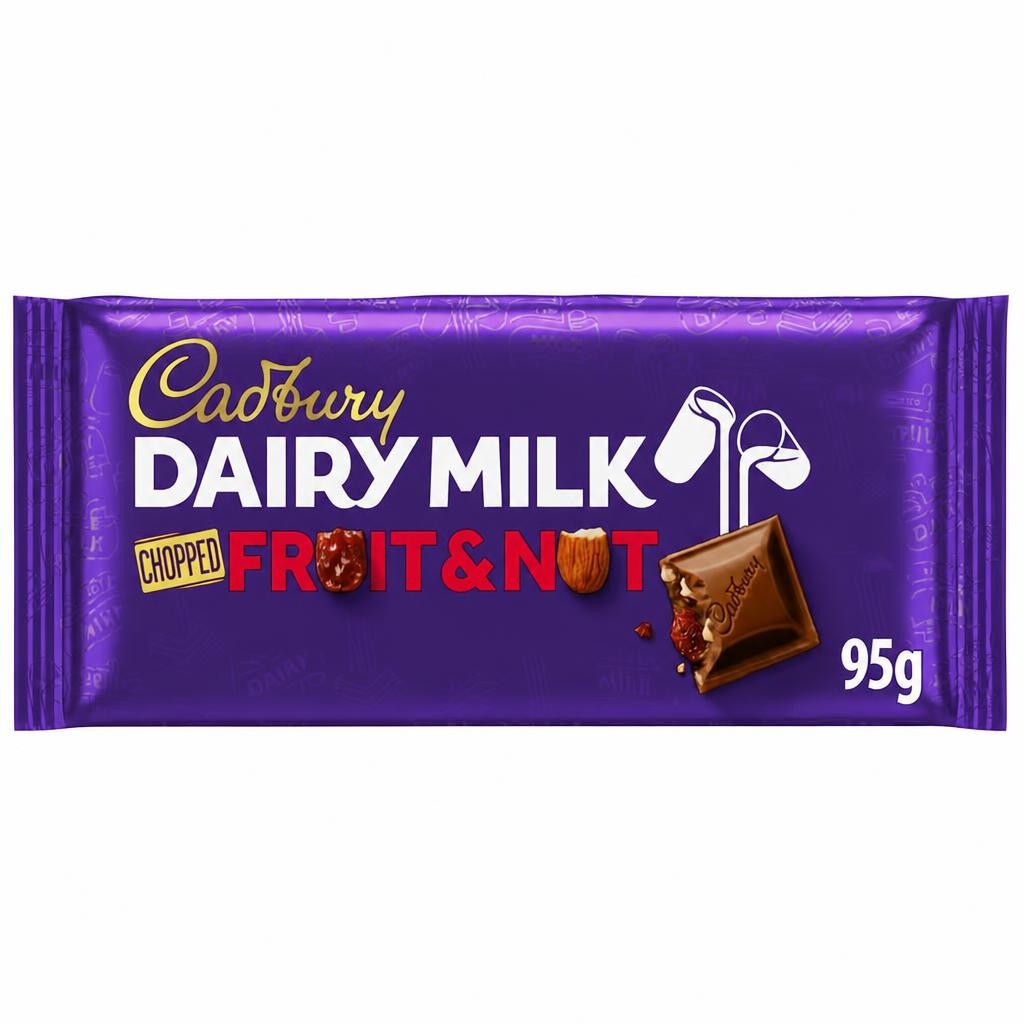 Cadbury Dairy Milk Fruit & Nut Chopped 95G (R)