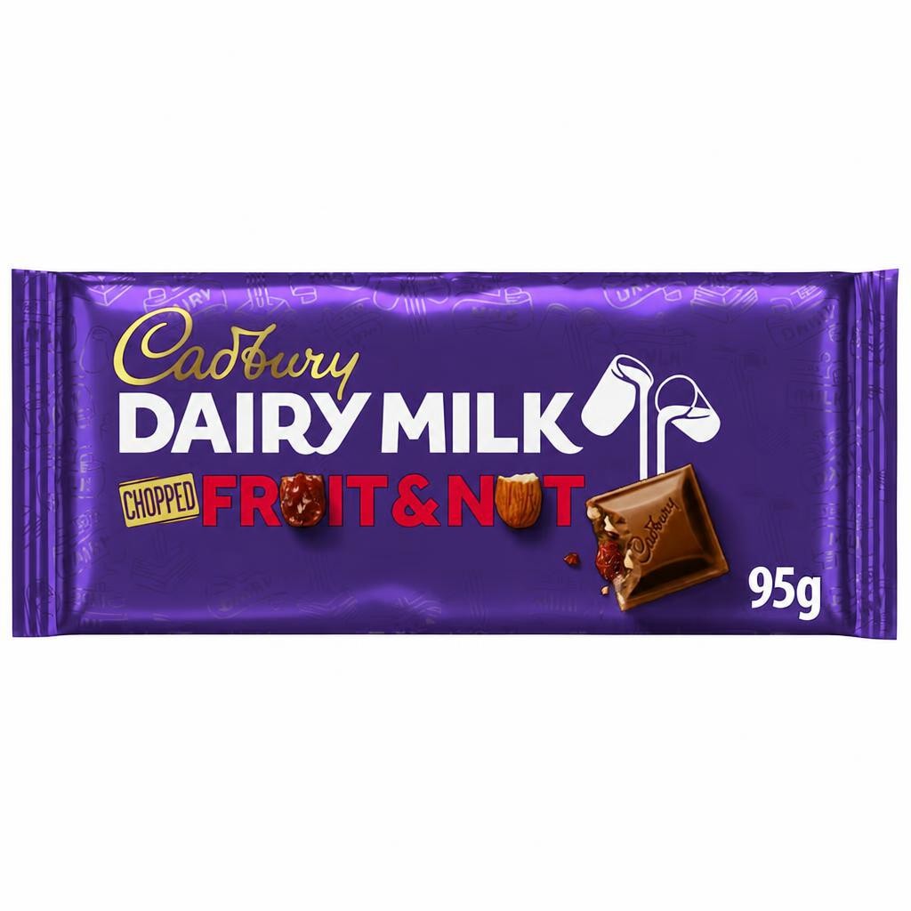 Cadbury Dairy Milk Fruit & Nut Chopped 95G (R)