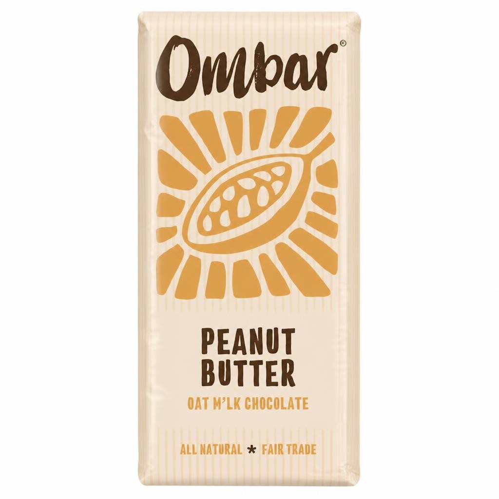 Ombar Oat M'lk Peanut Butter chocolate bar 70g