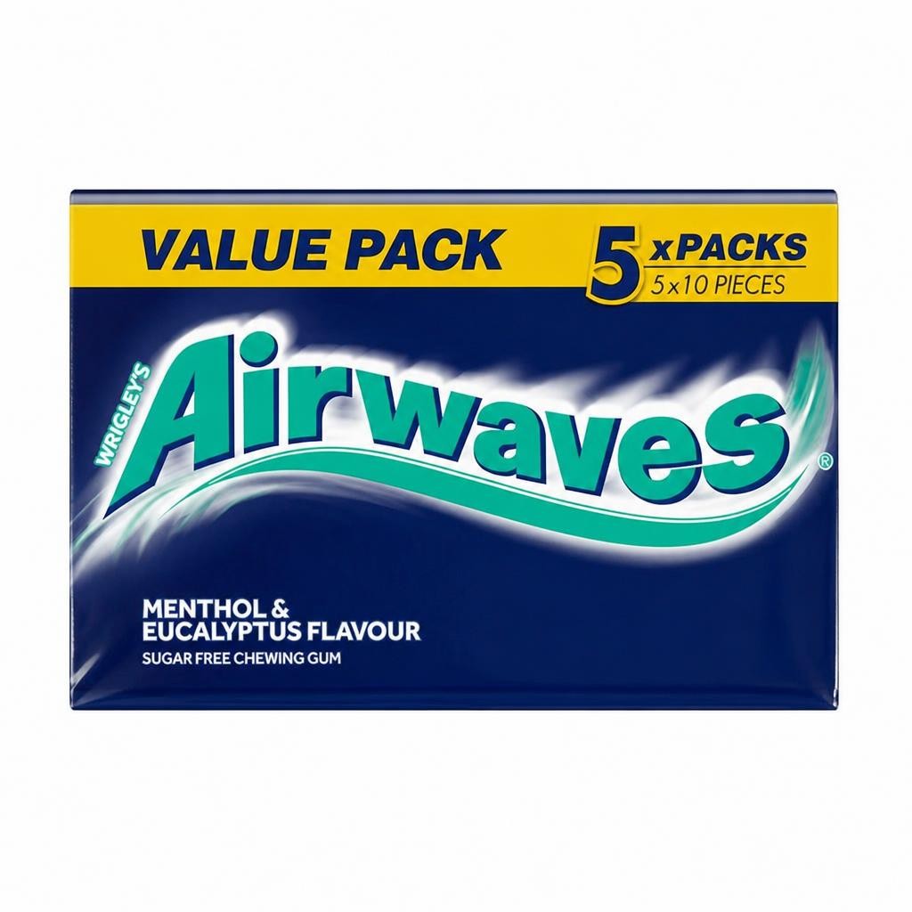 Airwaves Sugar Free Multipack Chewing Gum x5 Packs