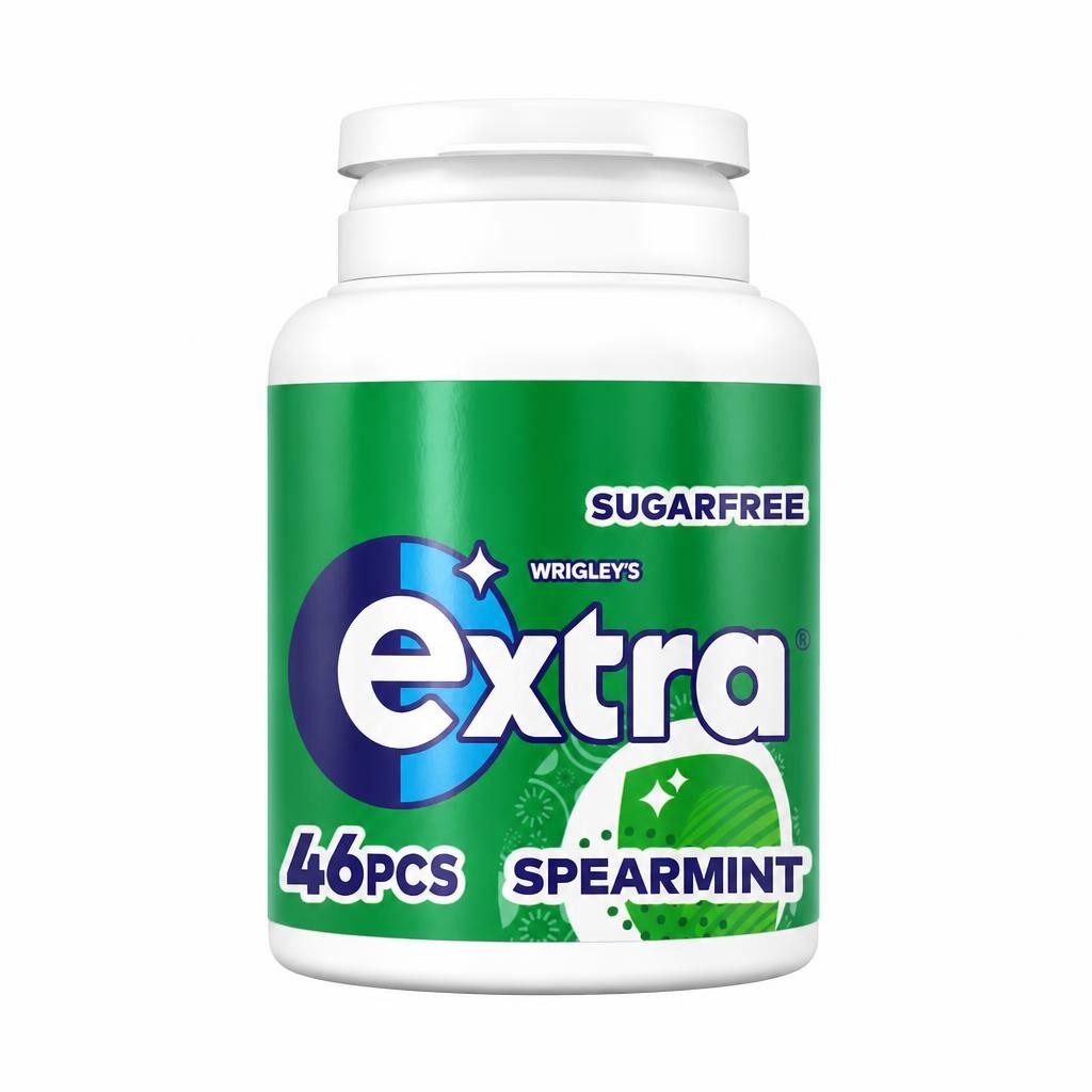 Wrigley's Extra Spearmint Sugar Free Chewing Gum 46 Pieces 64g