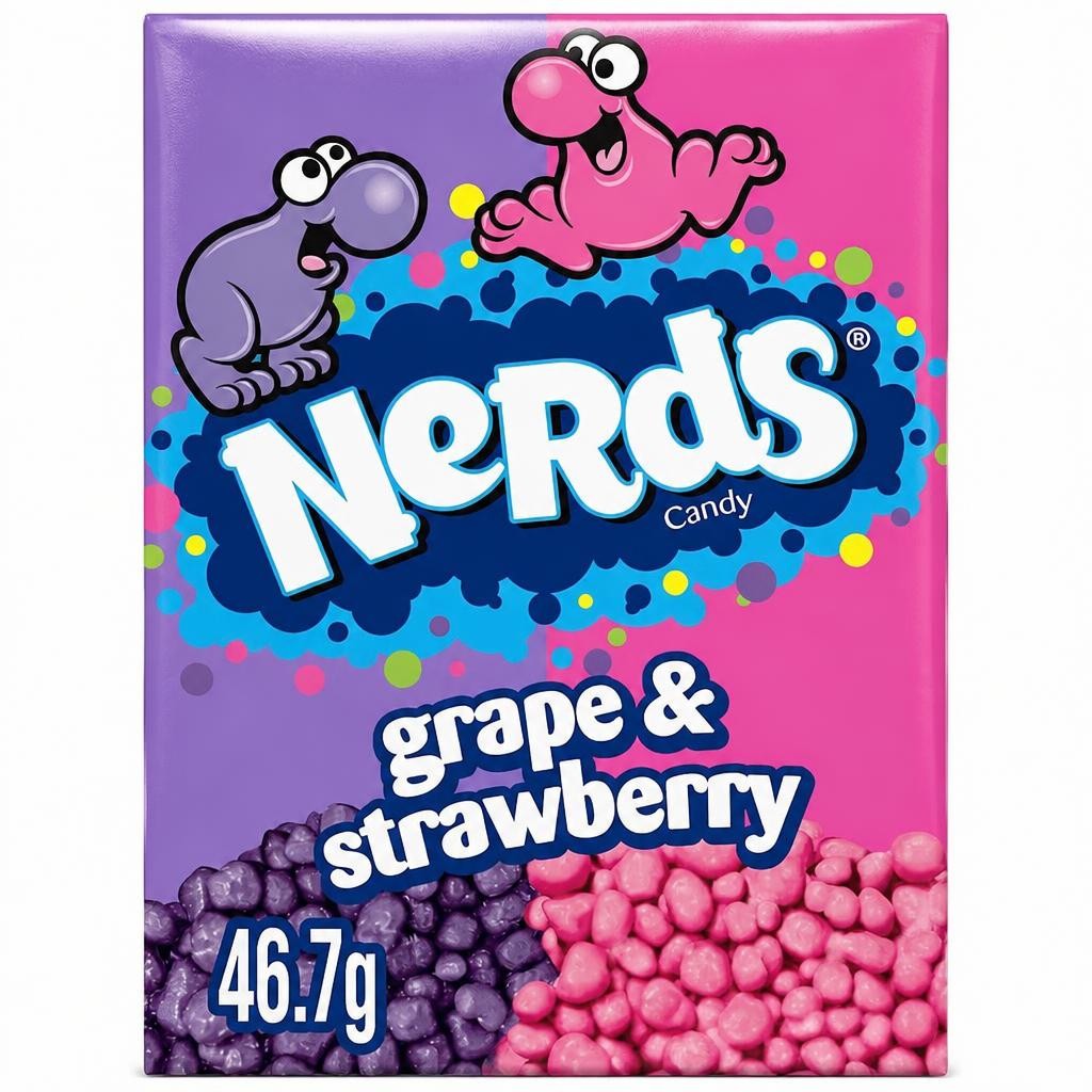 Nerds Candy Sweets Box Grape & Strawberry 46.7g