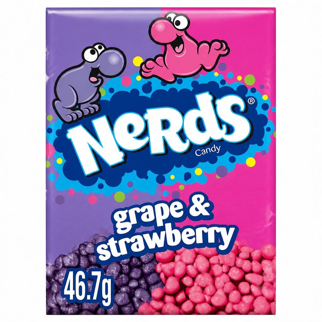 Nerds Candy Sweets Box Grape & Strawberry 46.7g