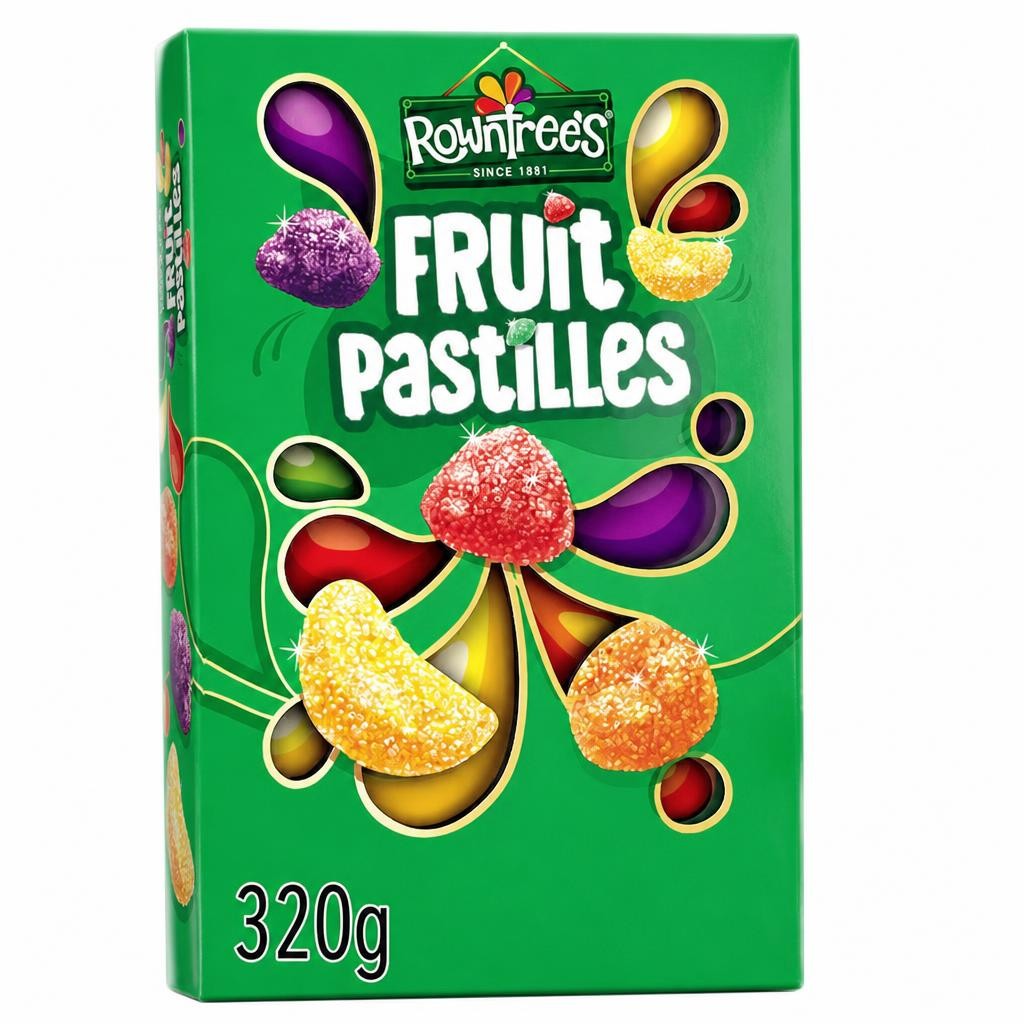 Rowntree's Fruit Pastilles Sweets Carton 320g