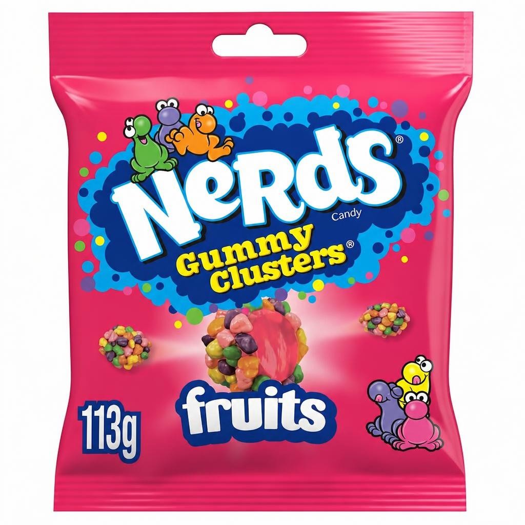 Nerds Gummy Clusters Candy - Fruits 113g