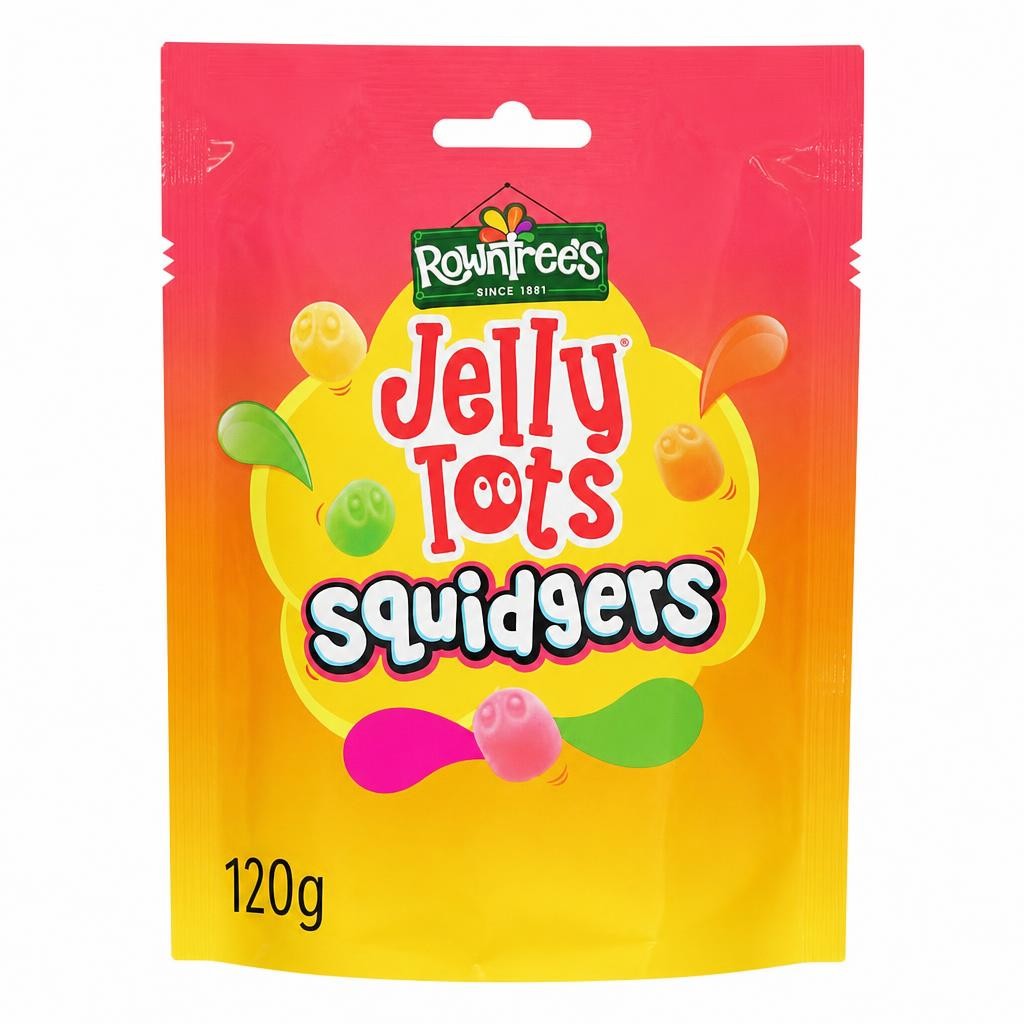 Rowntree’s Jelly Tots Squidgers Sweets Sharing Bags 120g