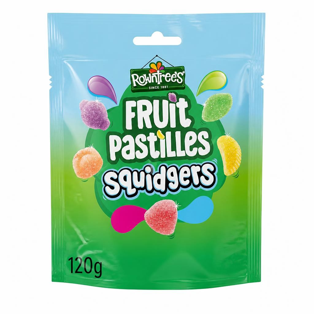 Rowntree’s Fruit Pastilles Squidgers Sweets Sharing Bags 120g