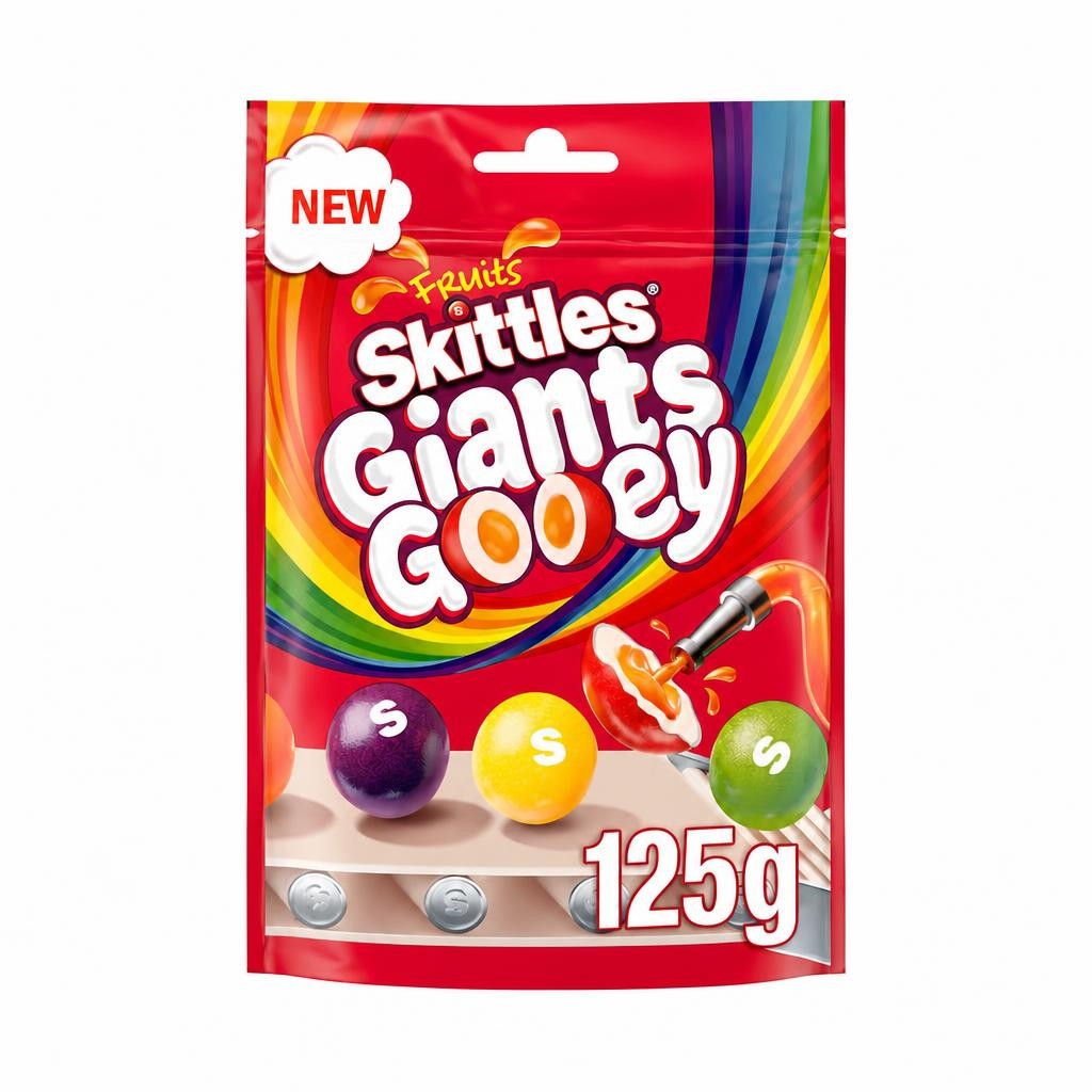 Skittles Fruits Giants Gooey 125g