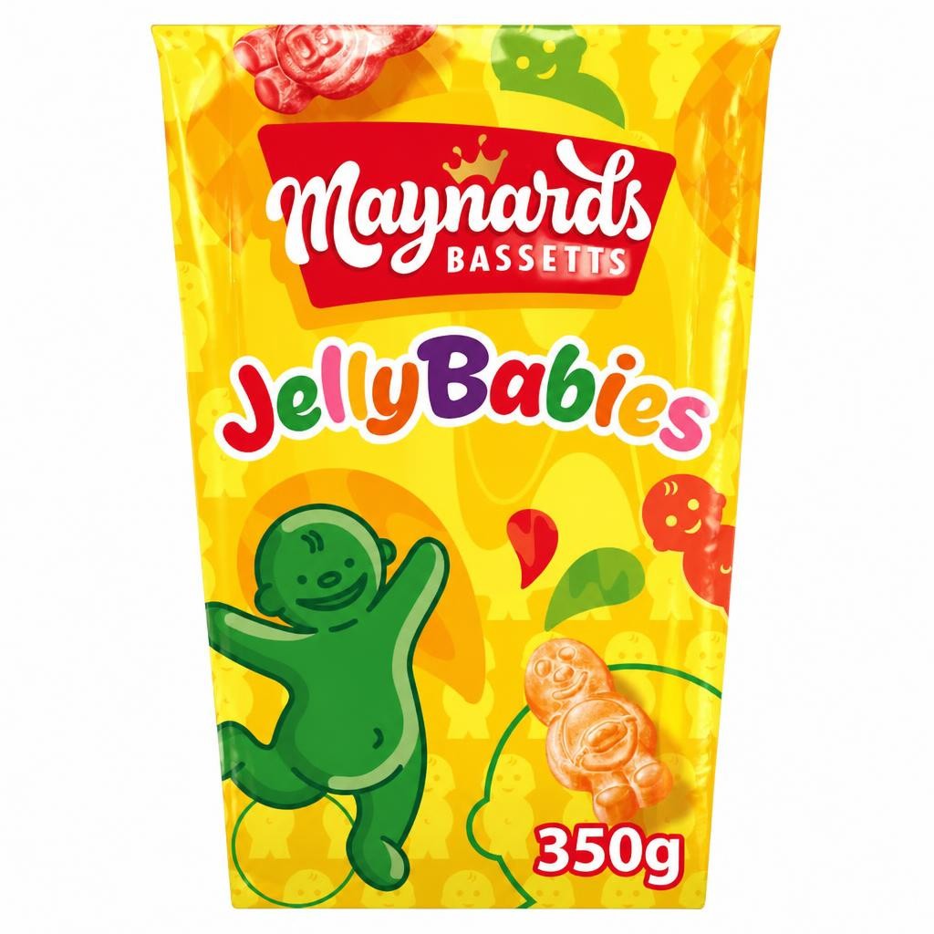 Maynards Bassetts Jelly Babies Sweets Carton 350G