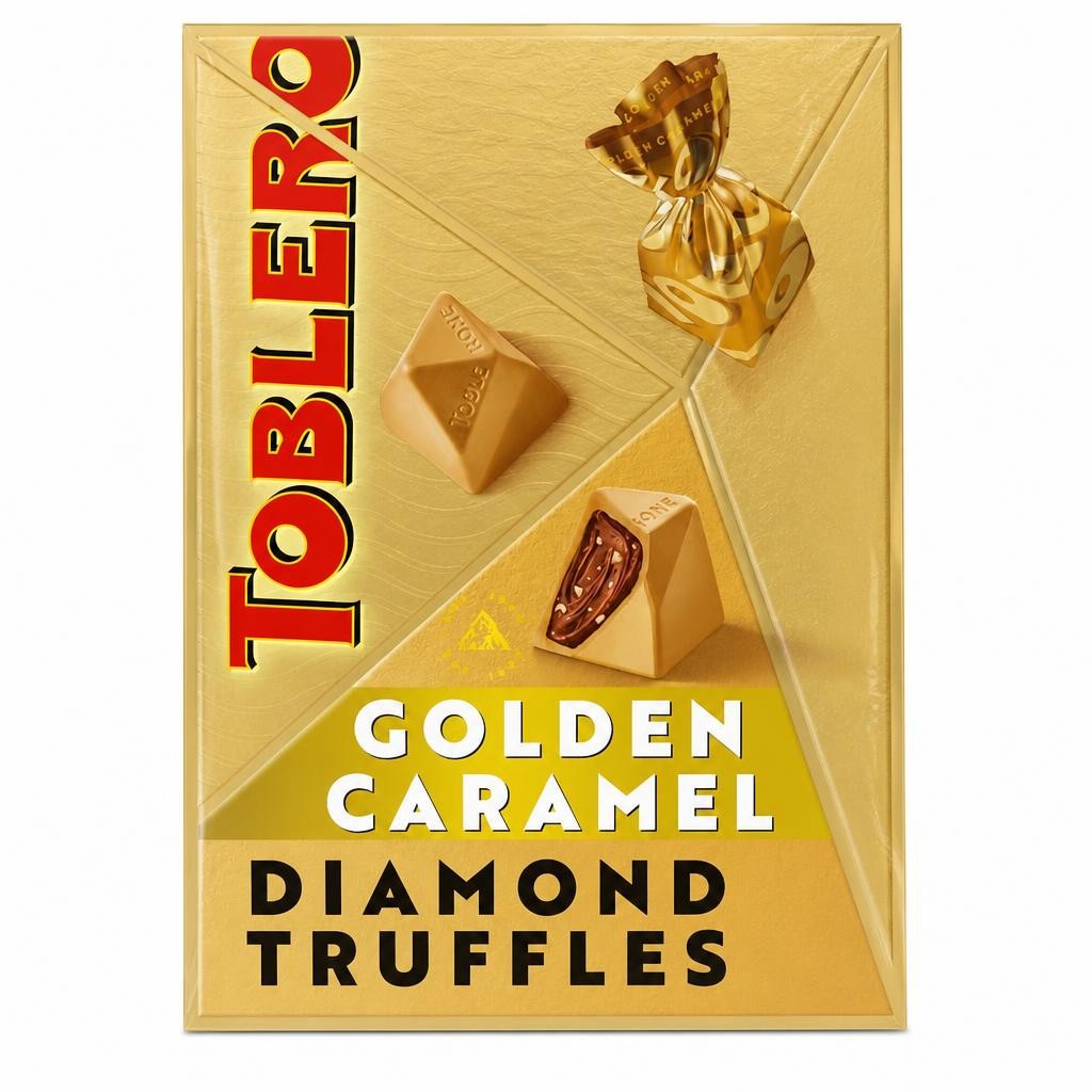 TOBLERONE TRUFFLES GOLDEN CARAMEL 180g