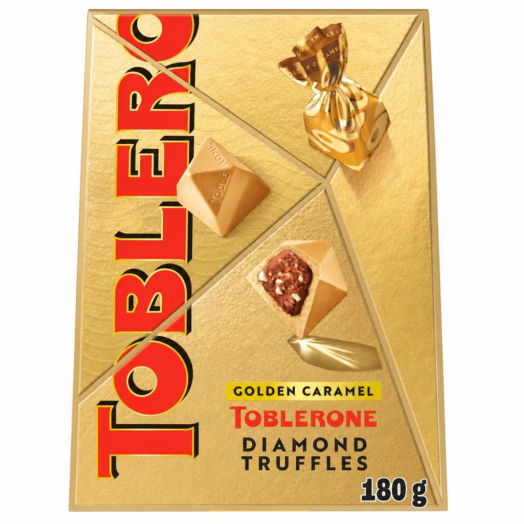 TOBLERONE TRUFFLES GOLDEN CARAMEL 180g