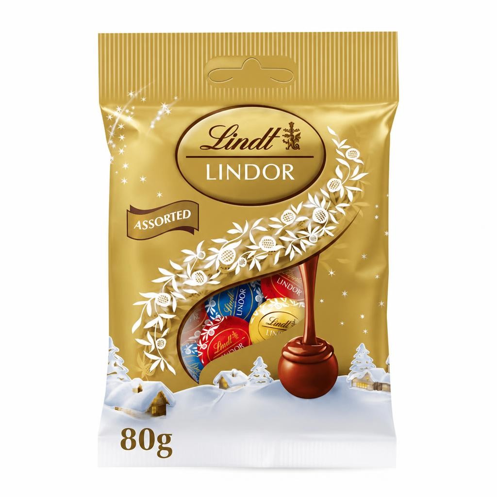 Lindt LINDOR Assorted Mini Truffles 80g