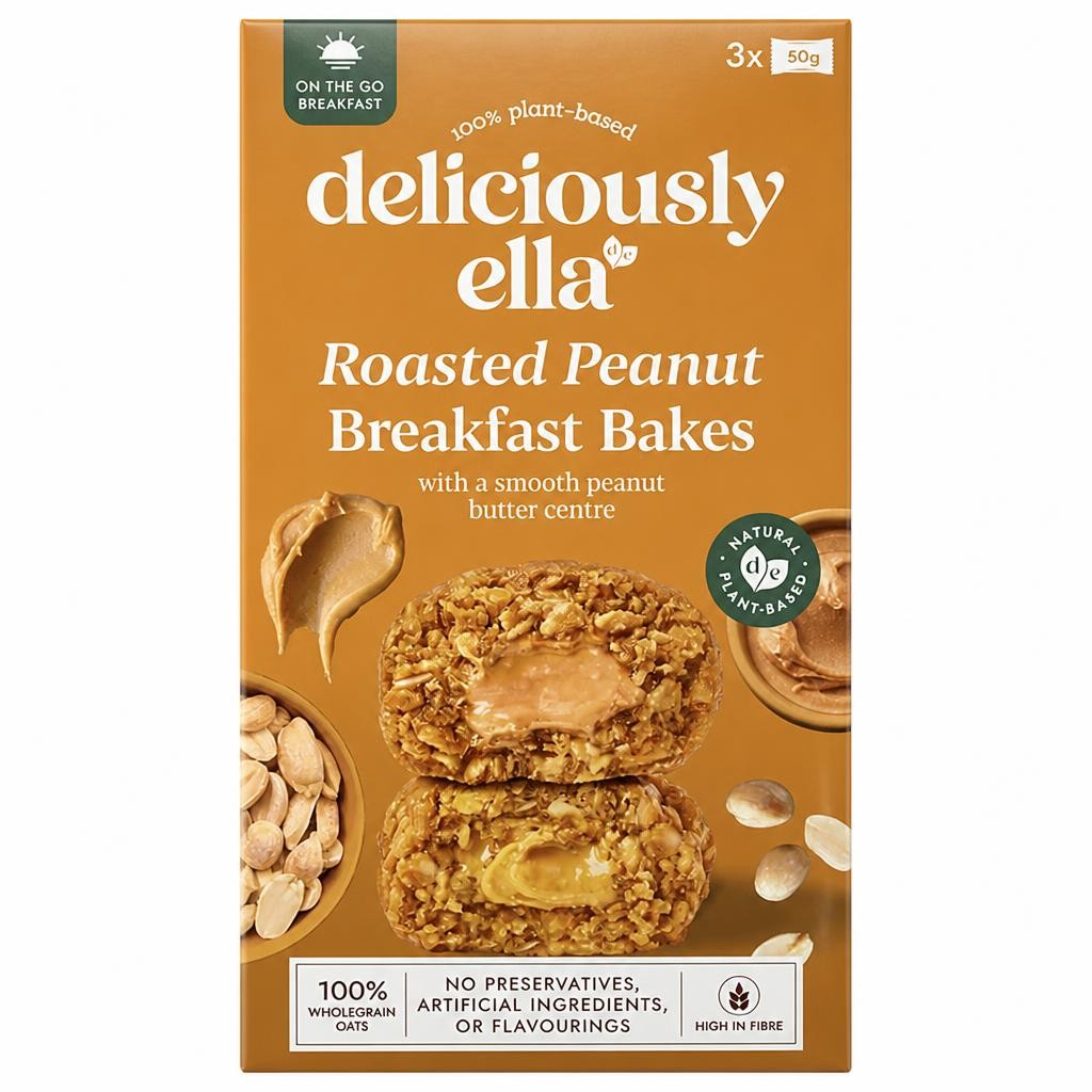 Deliciously Ella Roasted Peanut Breakfast Bakes 150g
