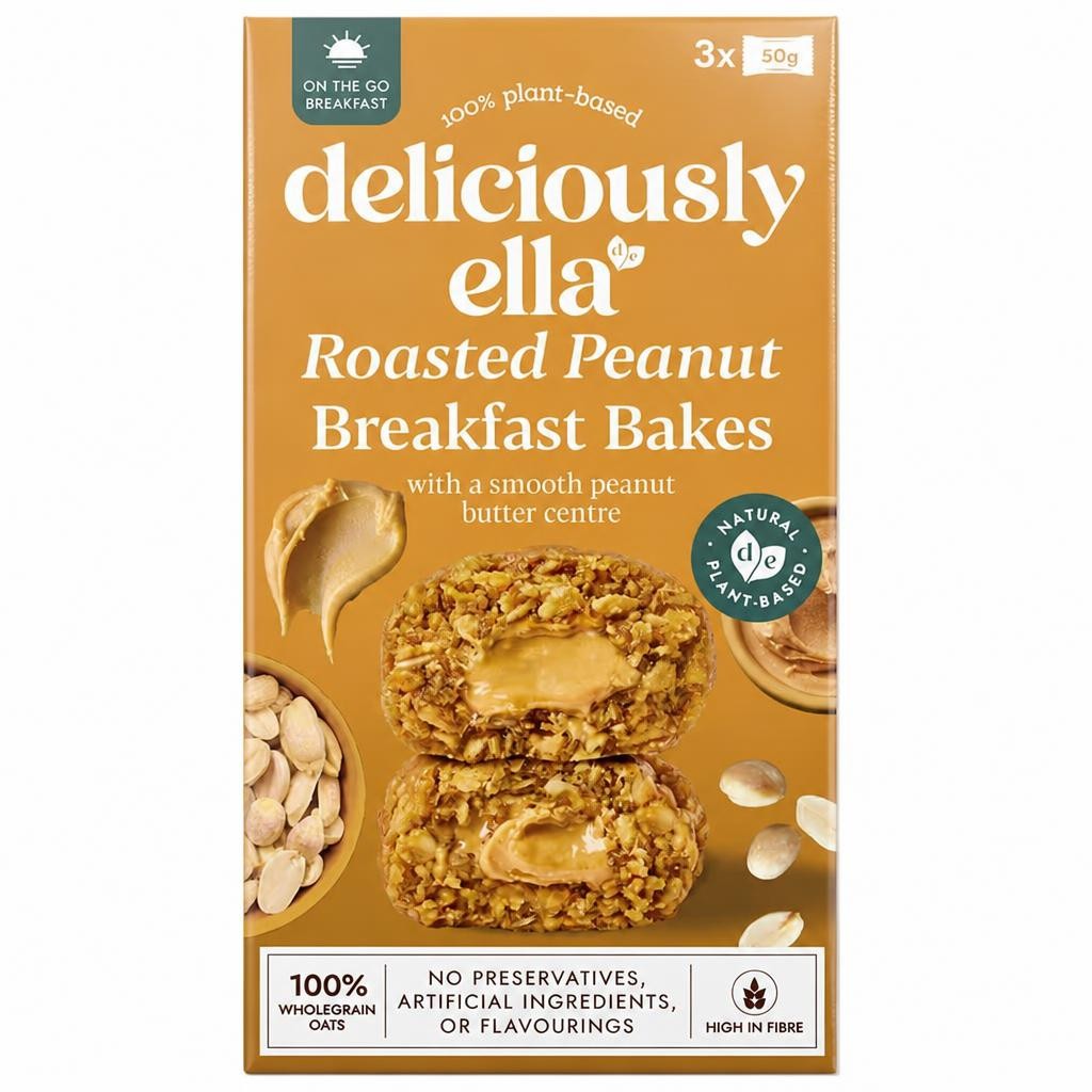 Deliciously Ella Roasted Peanut Breakfast Bakes 150g