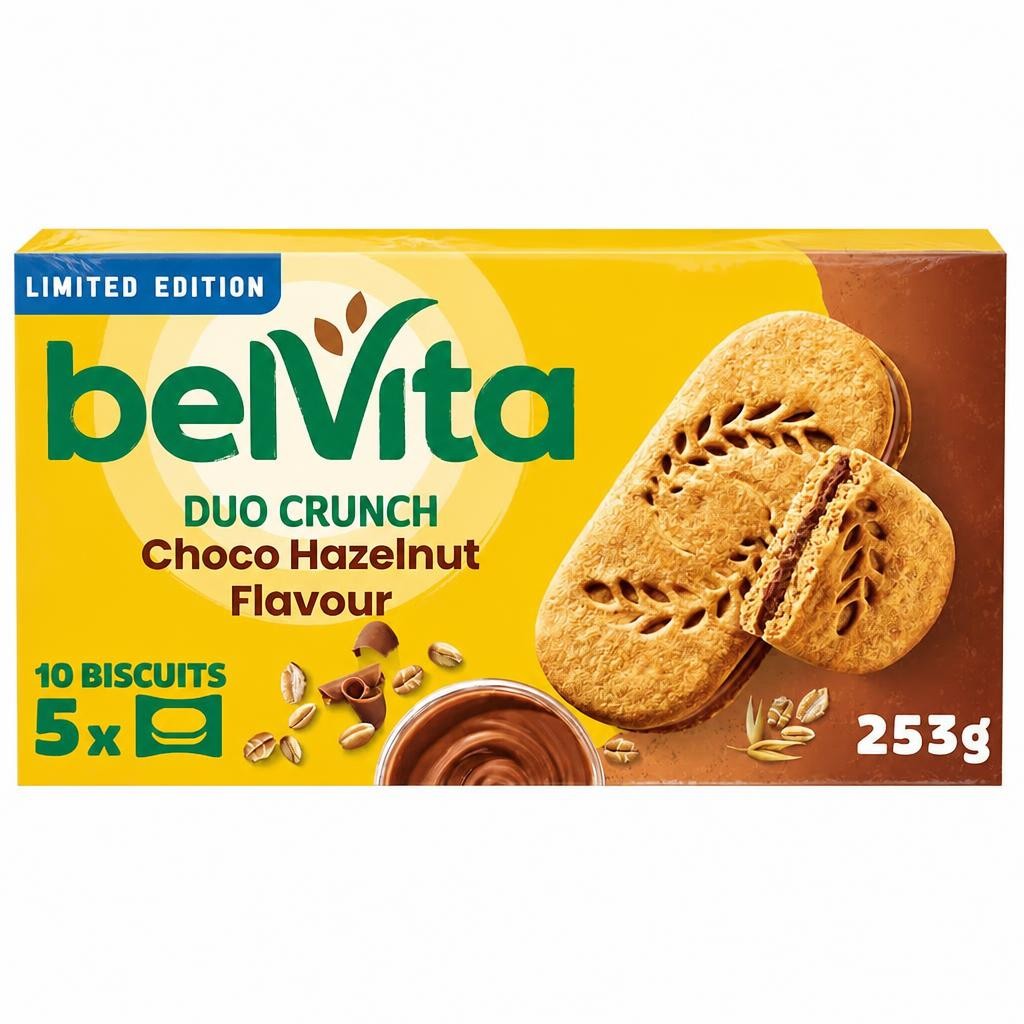 Belvita Duo Crunch Choco Hazelnut 253g