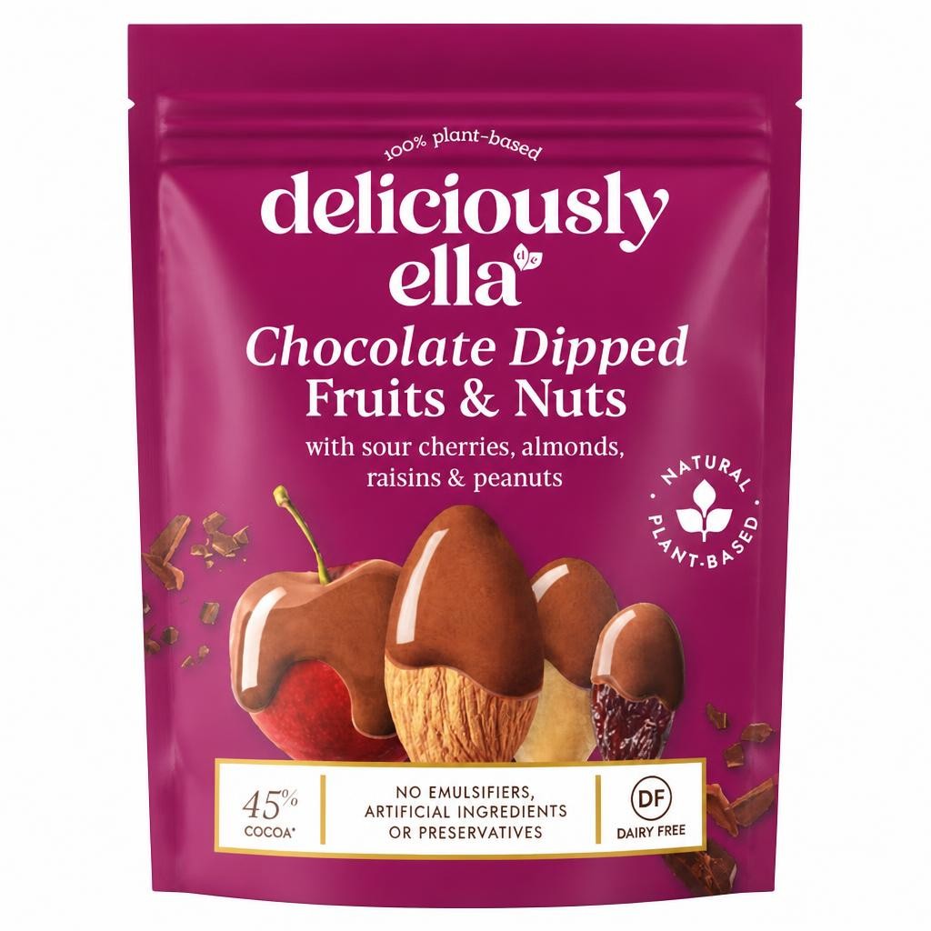 Deliciously Ella Chocolate Dipped Fruit And Nuts 90g