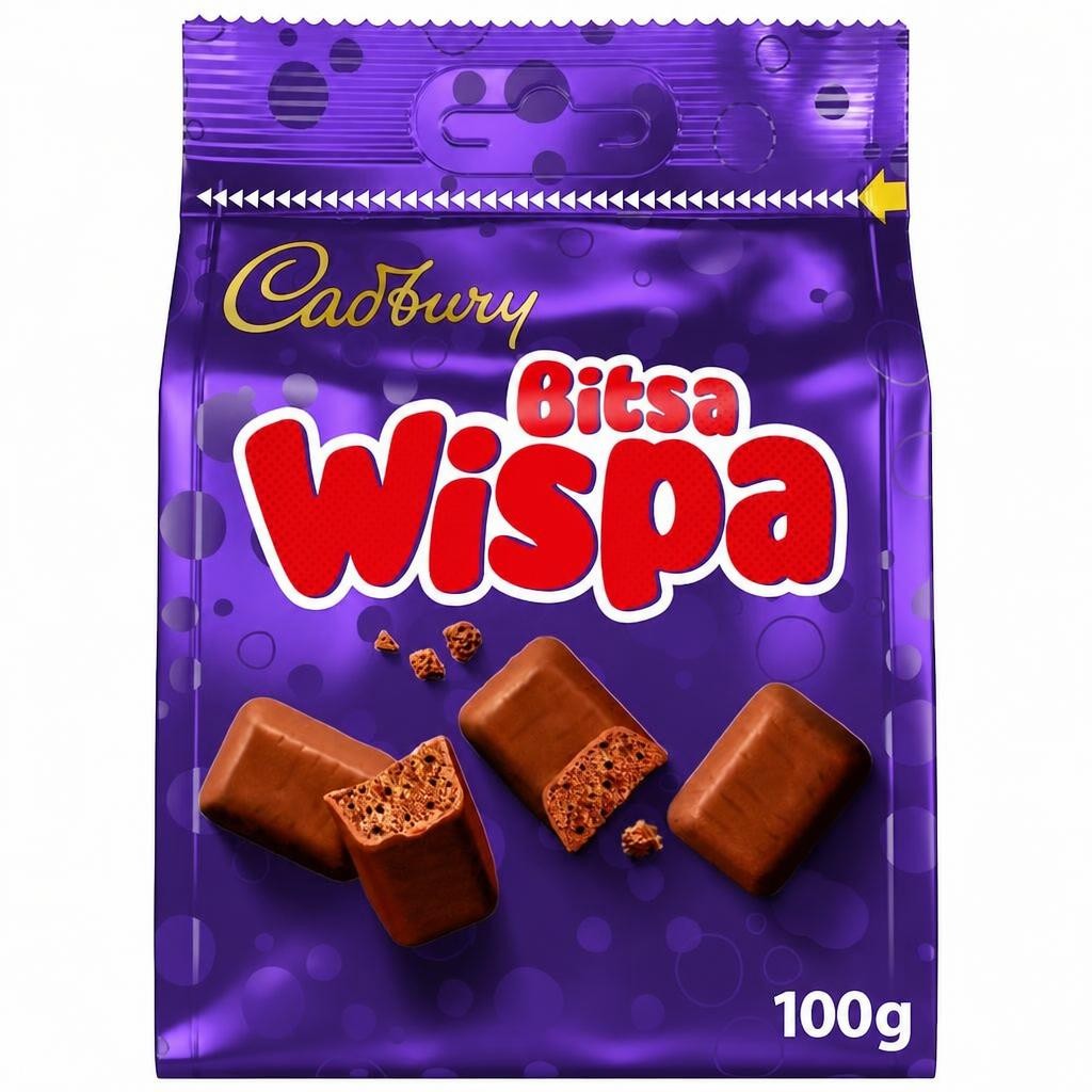Cadbury Bitsa Wispa Chocolate Bag 100G